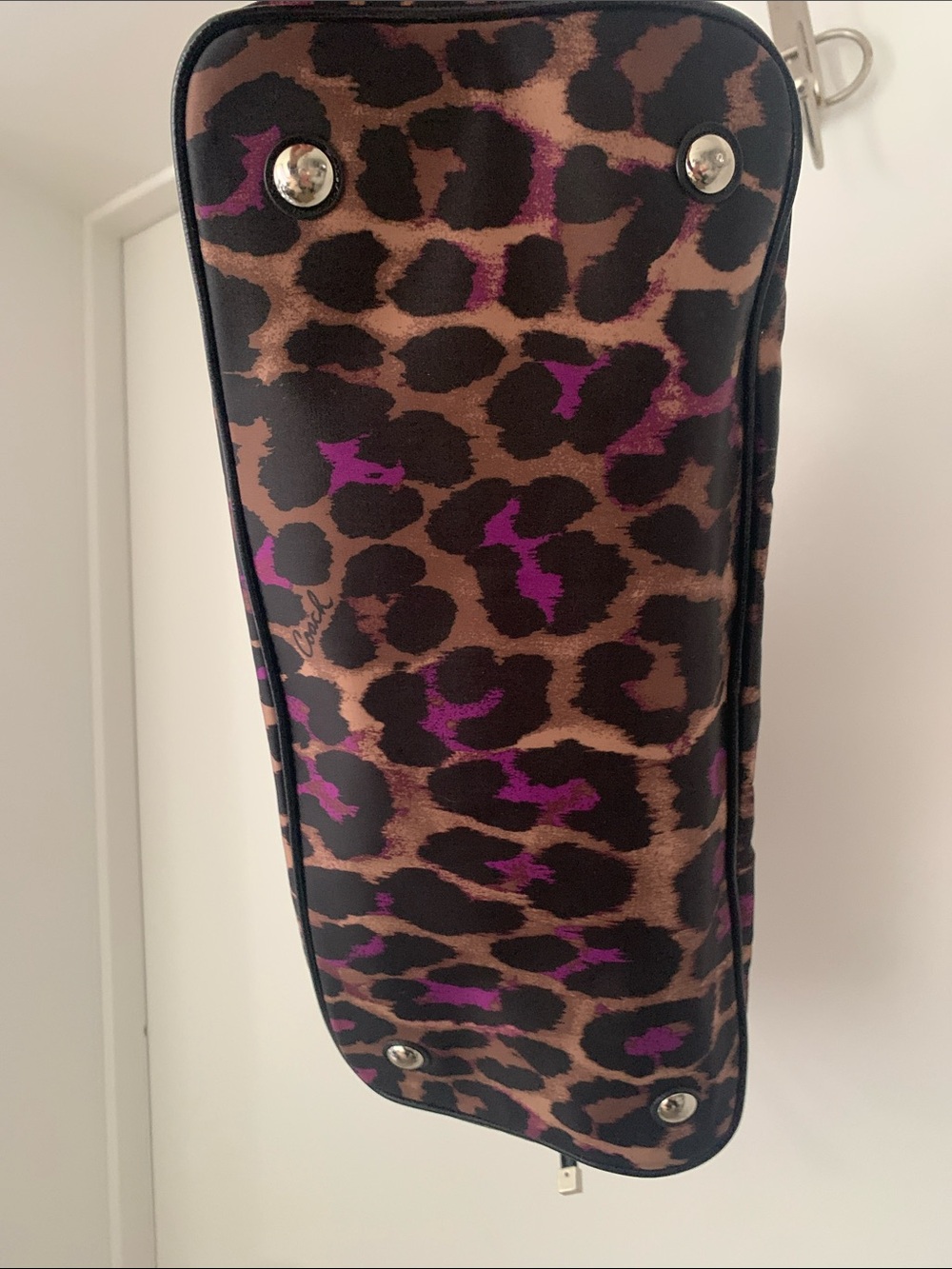 Purse | Coach | Purple Cheetah print - Picture 6 of 9